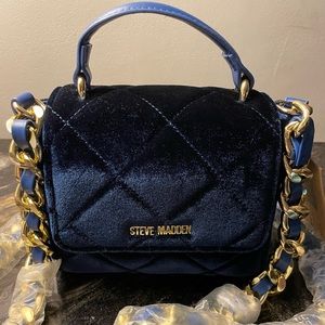 💖Steve Madden Blue Bcleo Velvet Crossbody